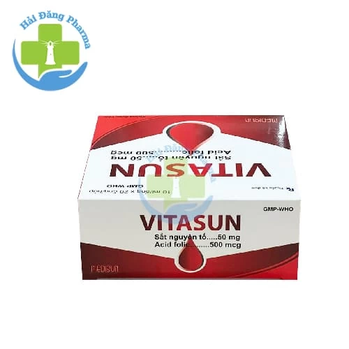 Vitasun Tab - Hộp 10 vỉ x 10 viên